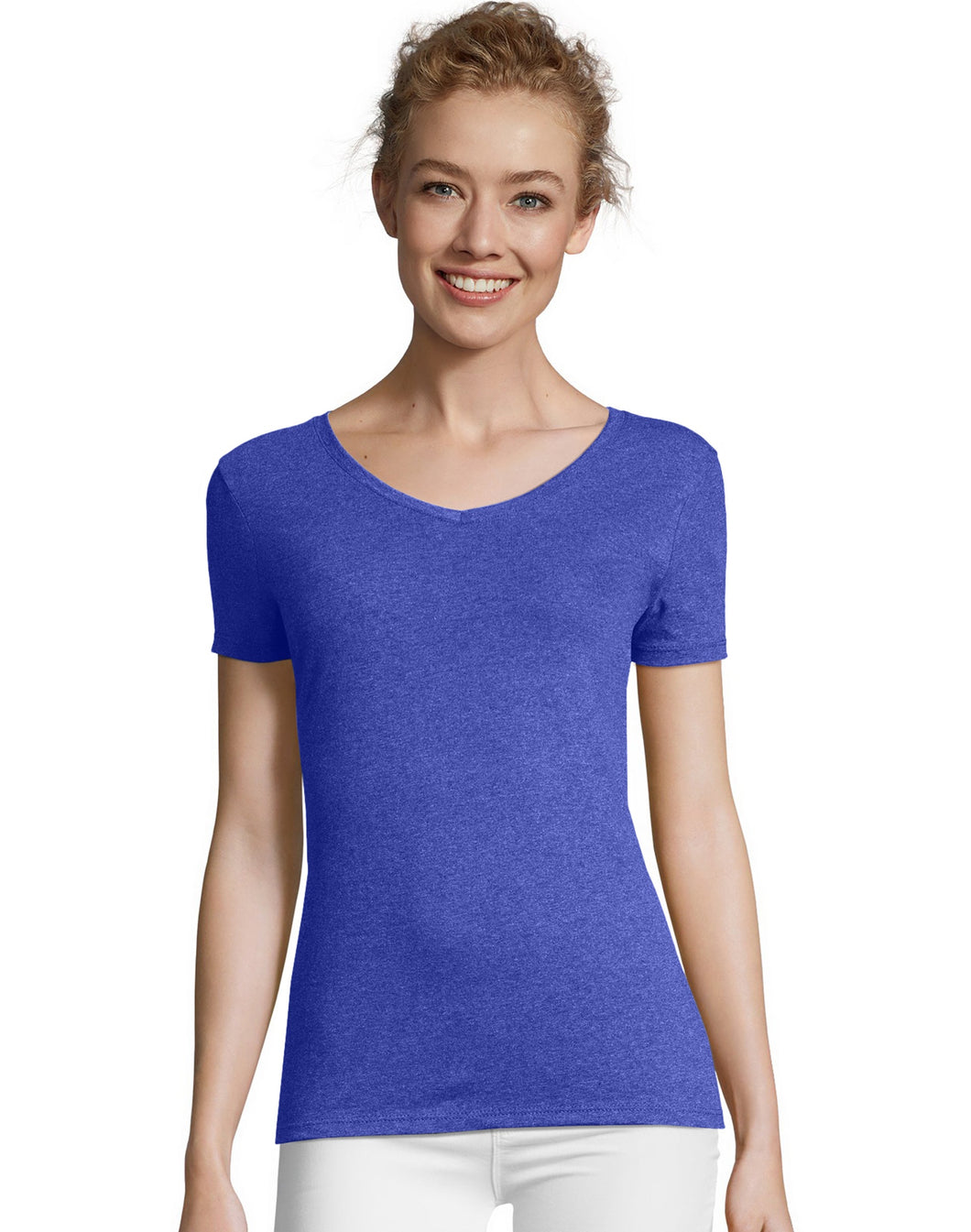 Feat Women's Short Sleeve V-Neck Shirts Loose Casual Tee T-Shirt