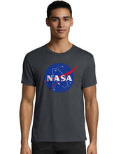 Load image into Gallery viewer, Feat Men&#39;s NASA Shirt, New Meatball Logo Insignia Symbol Graphic T-Shirt
